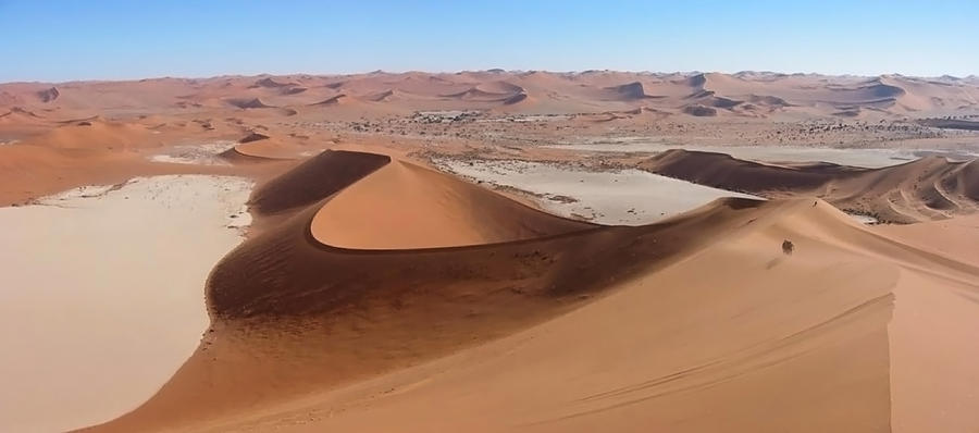 Above Dead Vlei & Hidden Vlei, Namib Photograph by Joe & Clair Carnegie / Libyan Soup
