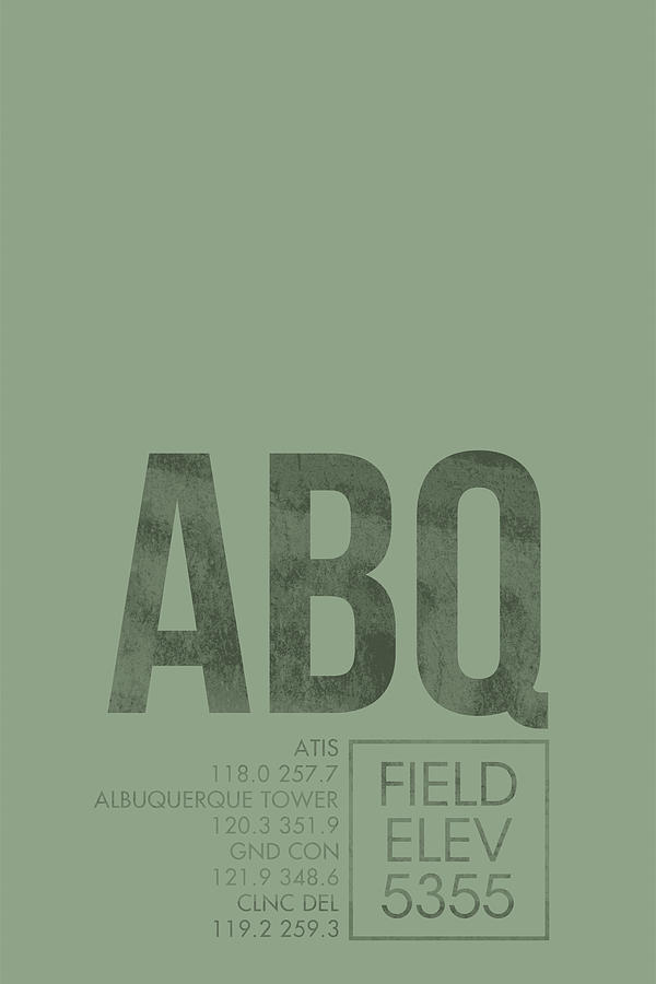 Albuquerque Digital Art - Abq Atc by O8 Left
