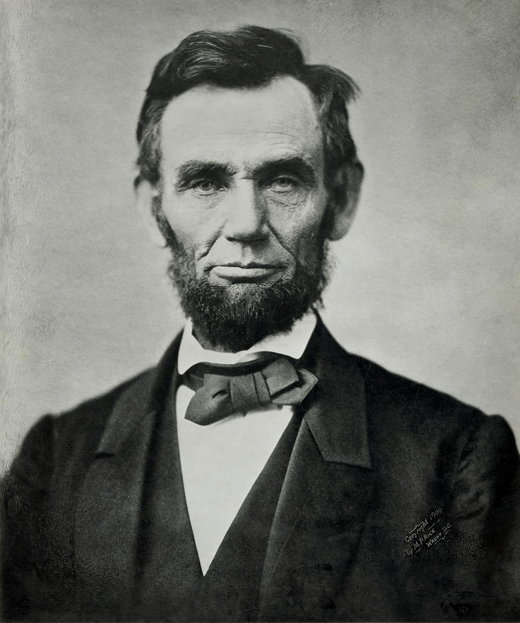 Abraham Lincoln Digital Art - Abraham Lincoln, Head And Shoulders by Print Collection