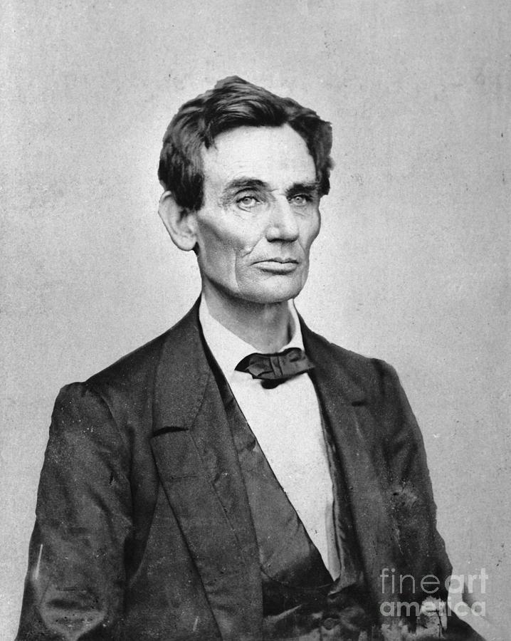 Abraham Lincoln Without Beard by Bettmann