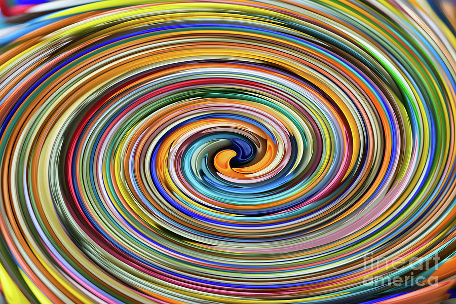 Abstract Background, Swirl, Vibrant Photograph by W-ings