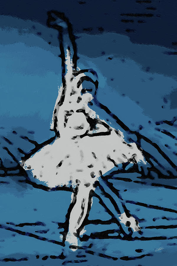 Abstract Ballerina - DWP2122473 Painting by Dean Wittle