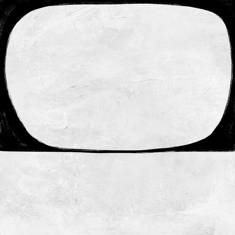 Black And White Painting - Abstract Black And White No.57 by Naxart Studio Black And White Painting - Abstract Black And White No.57 by Naxart Studio