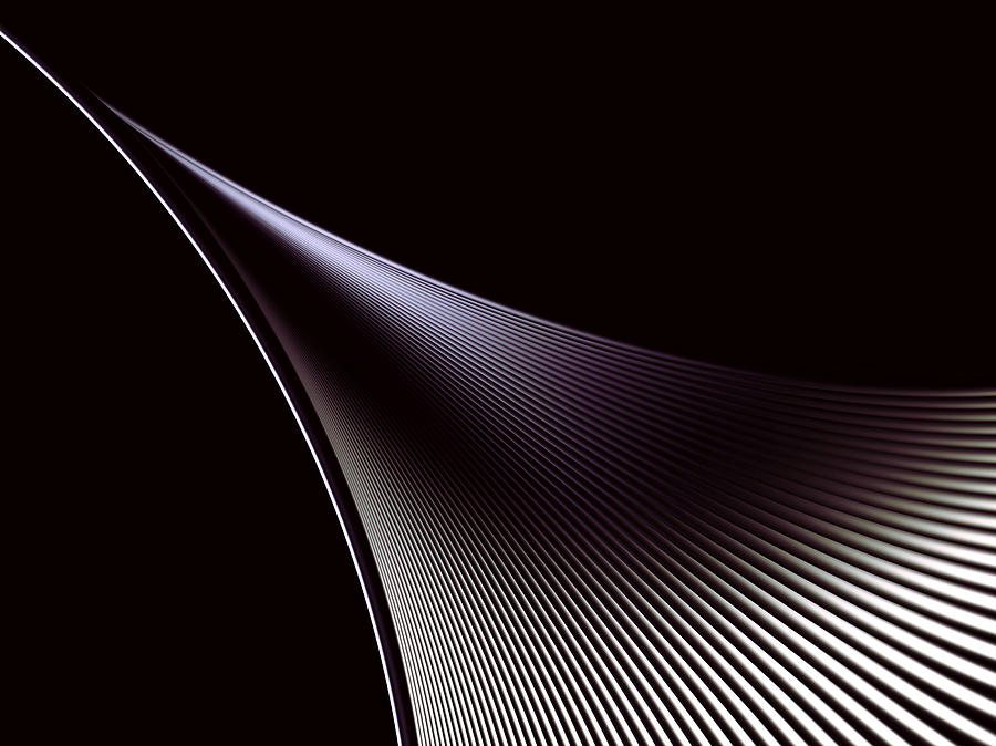 Abstract Black Dynamic Element, 3d Photograph by Philpell