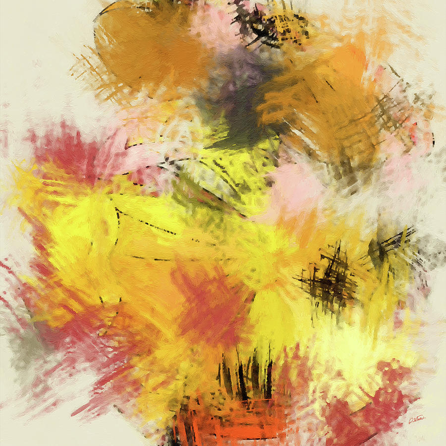 Abstract Blooms - DWP2029903 Painting by Dean Wittle