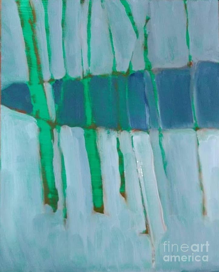 Abstract by Accident Painting by Deborah Bergren