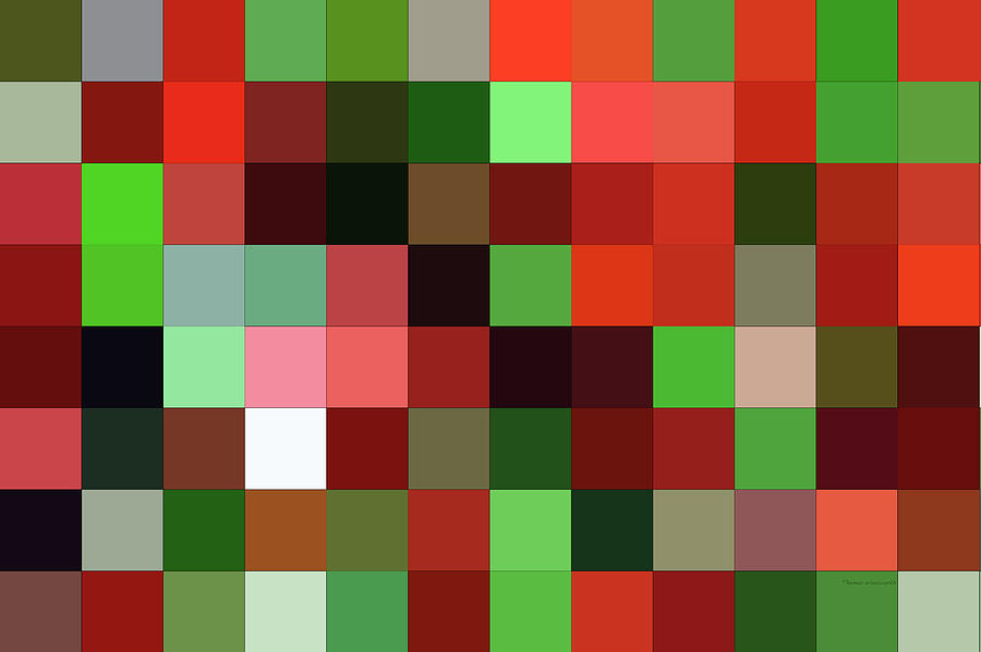 Abstract Candy Corn Holiday Colors 03 Photograph by Thomas Woolworth