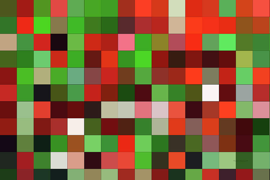 Abstract Candy Corn Holiday Colors 04 Photograph by Thomas Woolworth