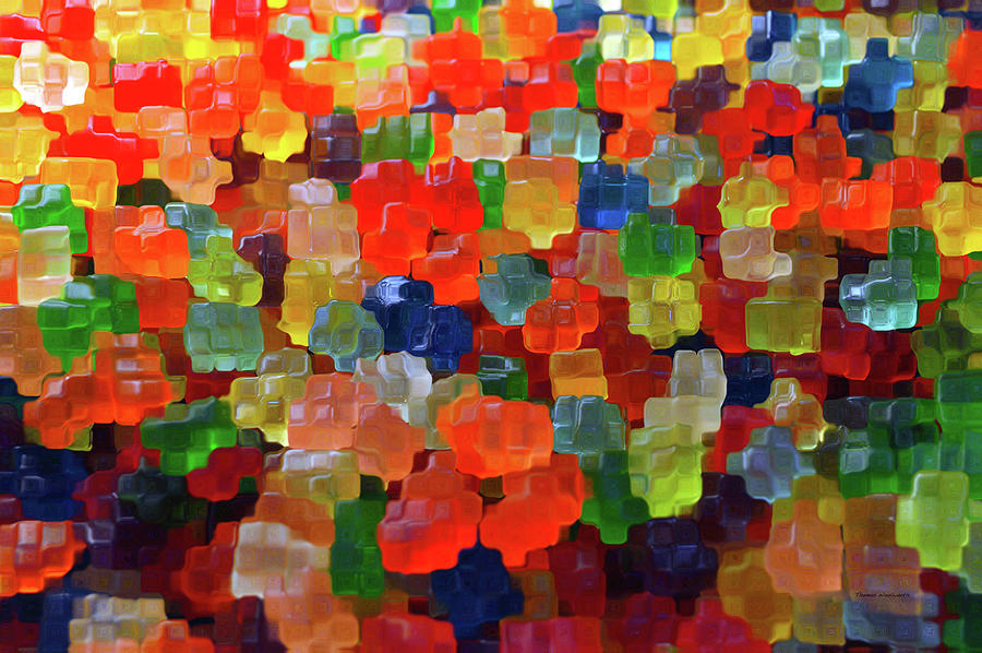 Abstract Candy Gummy Bears 07 Photograph by Thomas Woolworth