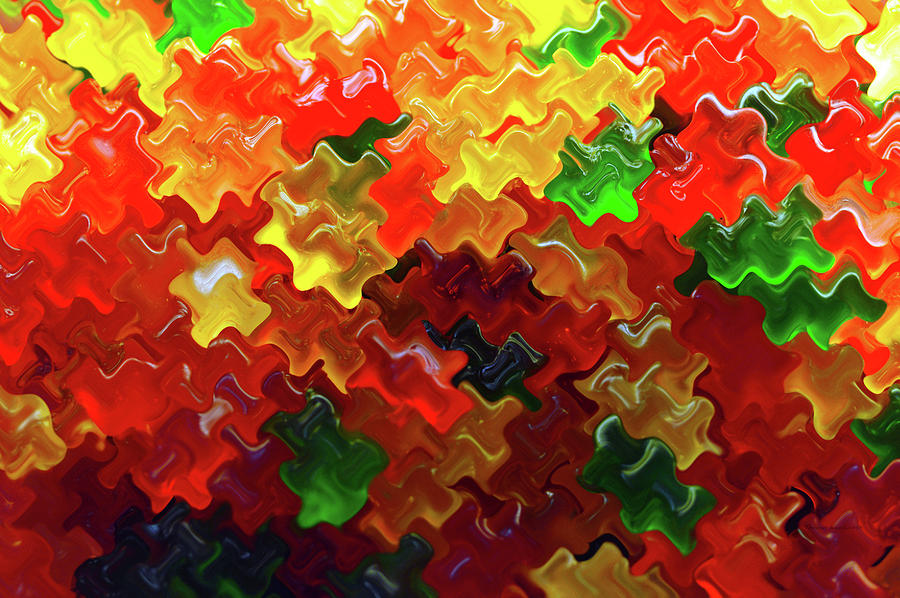 Abstract Candy Gummy Bears 11 Photograph by Thomas Woolworth