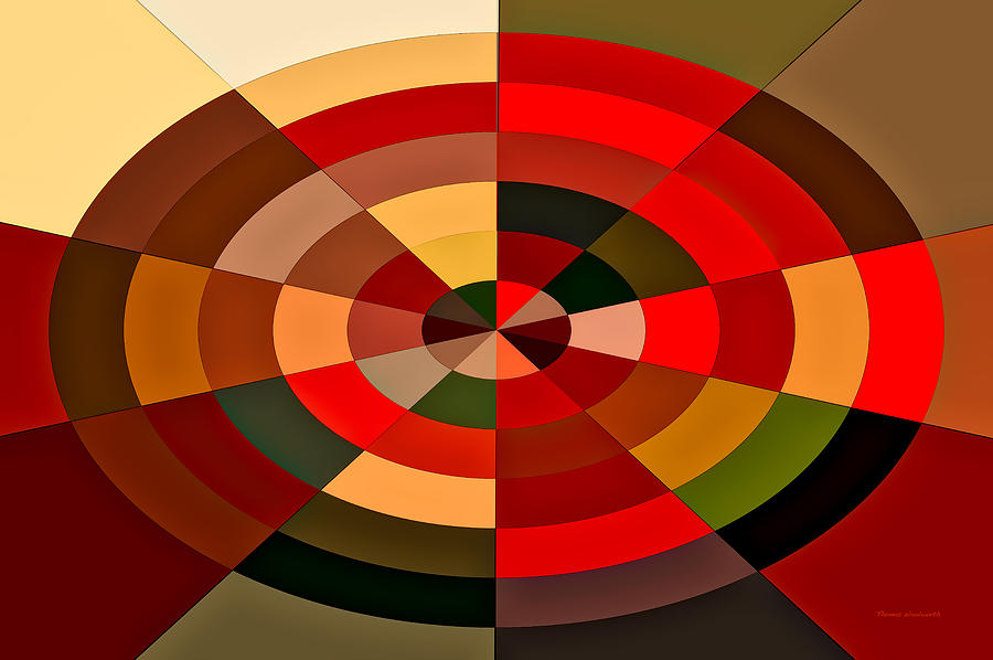 Abstract Candy Lollipop Holiday Colors Polarview 01 Photograph by Thomas Woolworth