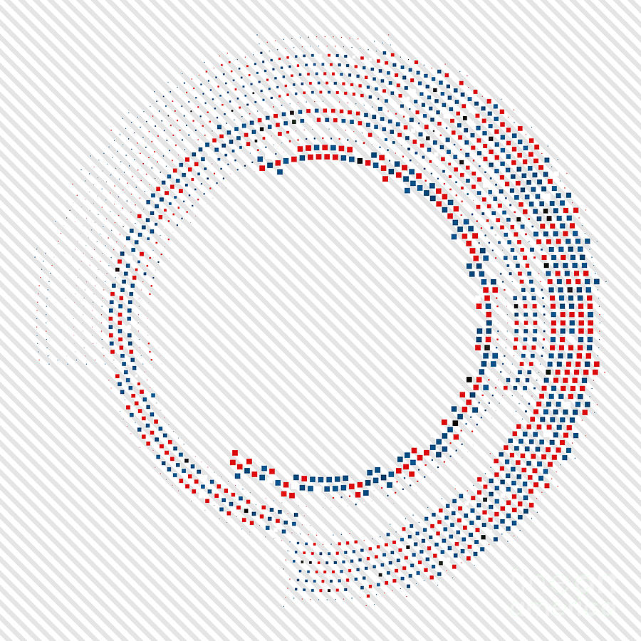 Abstract Circle Halftone Vector Digital Art by T-flex - Pixels