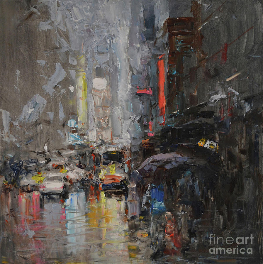Abstract Cityscape #0062LP by Jack Jung Abstract Cityscape #0062LP by Jack Jung