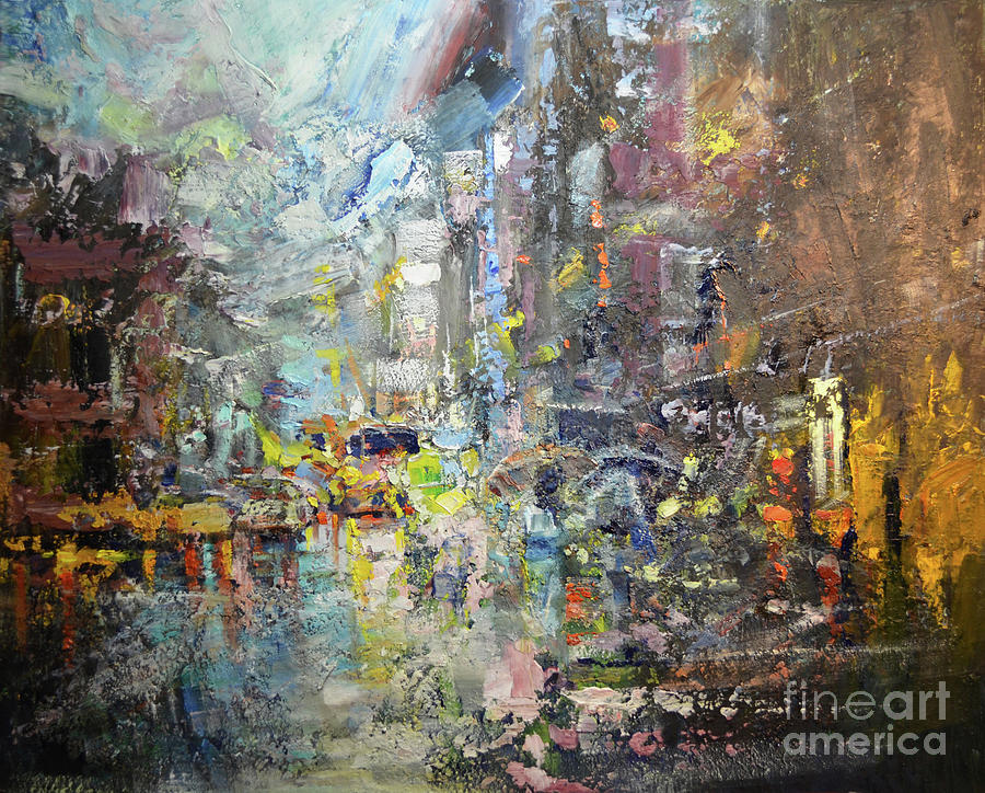Abstract Cityscape #0093LP by Jack Jung Abstract Cityscape #0093LP by Jack Jung