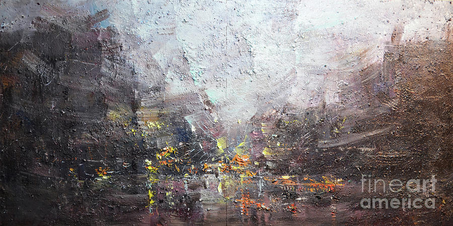 Abstract Cityscape #0096LP by Jack Jung Abstract Cityscape #0096LP by Jack Jung