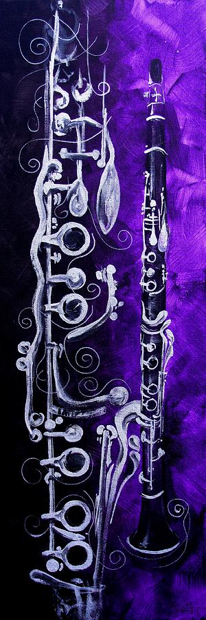 Abstract Clarinet Painting by J Vincent Scarpace