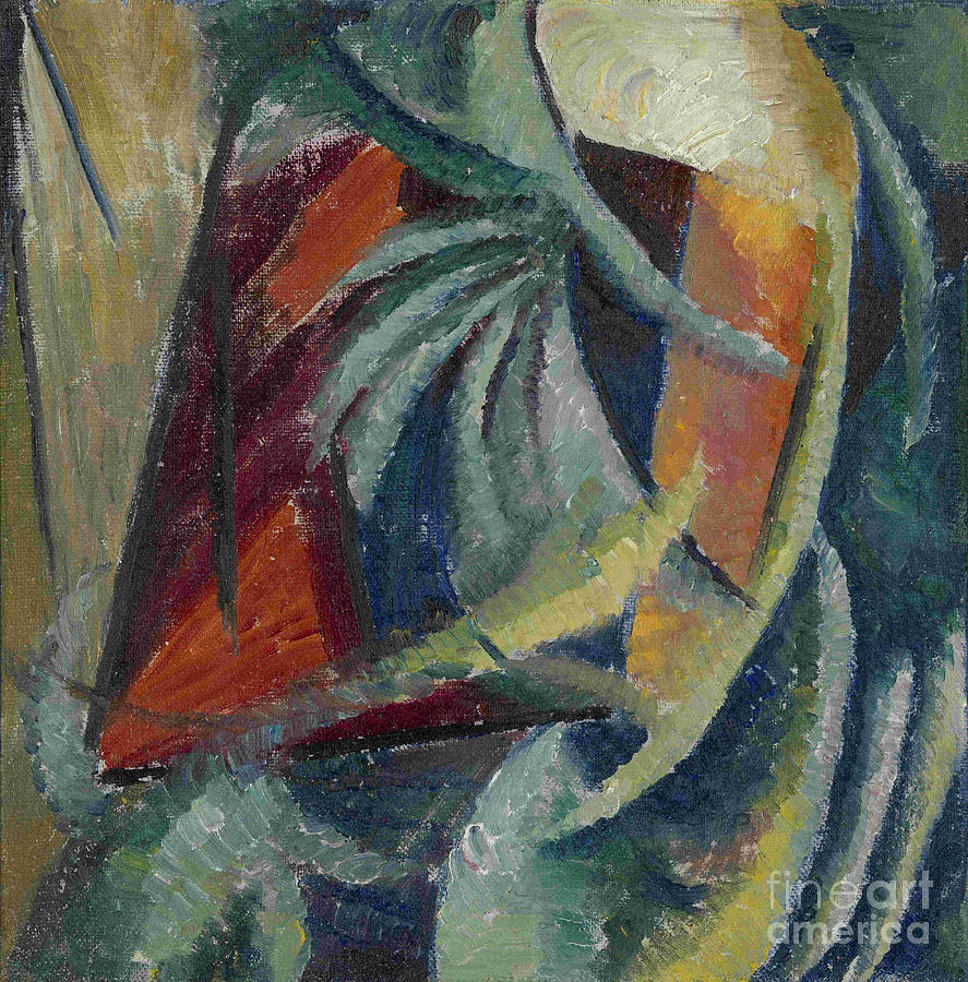 Abstract Composition, 1913-1914. Artist Drawing by Heritage Images