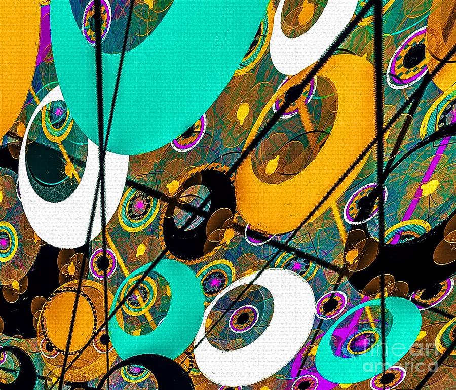 Abstract Disk Pattern Art Digital Art by Lauries Intuitive