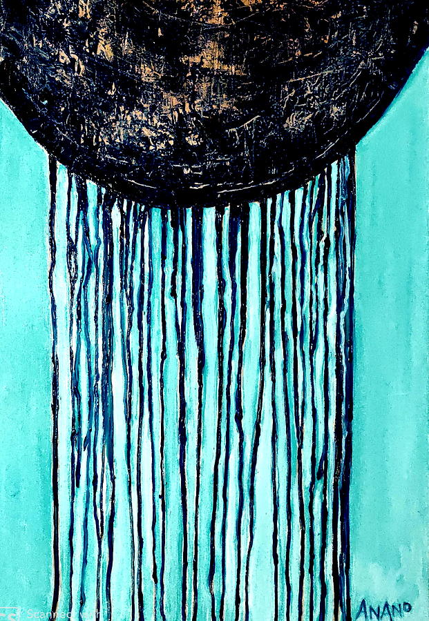 Abstract Drip Painting-5 Painting by Anand Swaroop Manchiraju