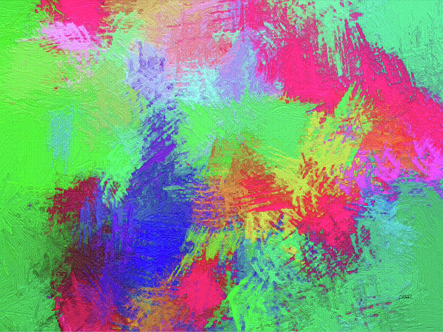 Abstract - DWP1034356 Painting by Dean Wittle