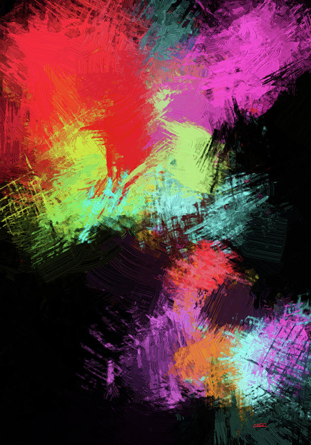 Abstract - DWP1081097 Painting by Dean Wittle