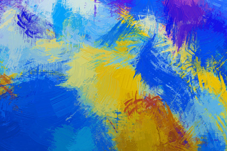 Abstract - DWP1235892 Painting by Dean Wittle