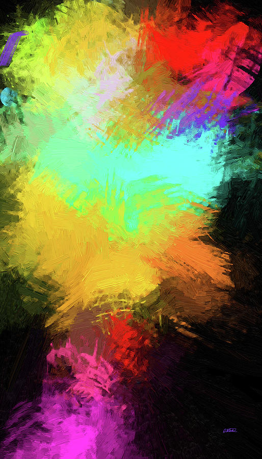 Abstract - DWP1244711 Painting by Dean Wittle