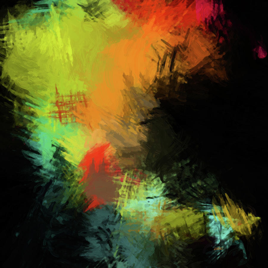 Abstract - DWP1315611 Painting by Dean Wittle