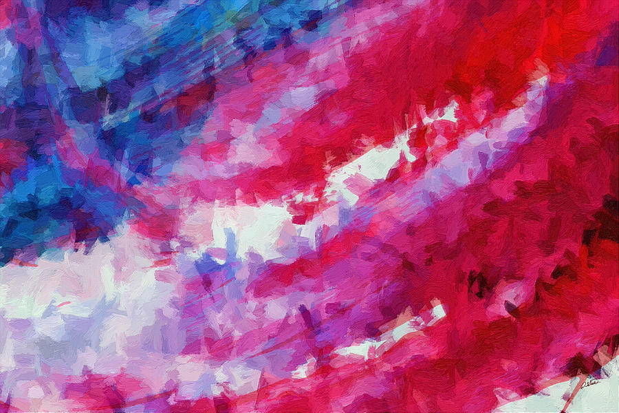 Abstract - DWP142130630 Painting by Dean Wittle
