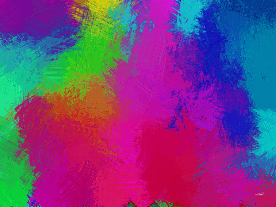 Abstract - DWP1458682 Painting by Dean Wittle