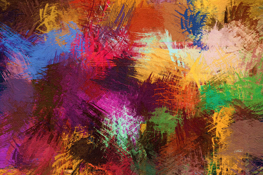 Abstract - DWP1465161 Painting by Dean Wittle