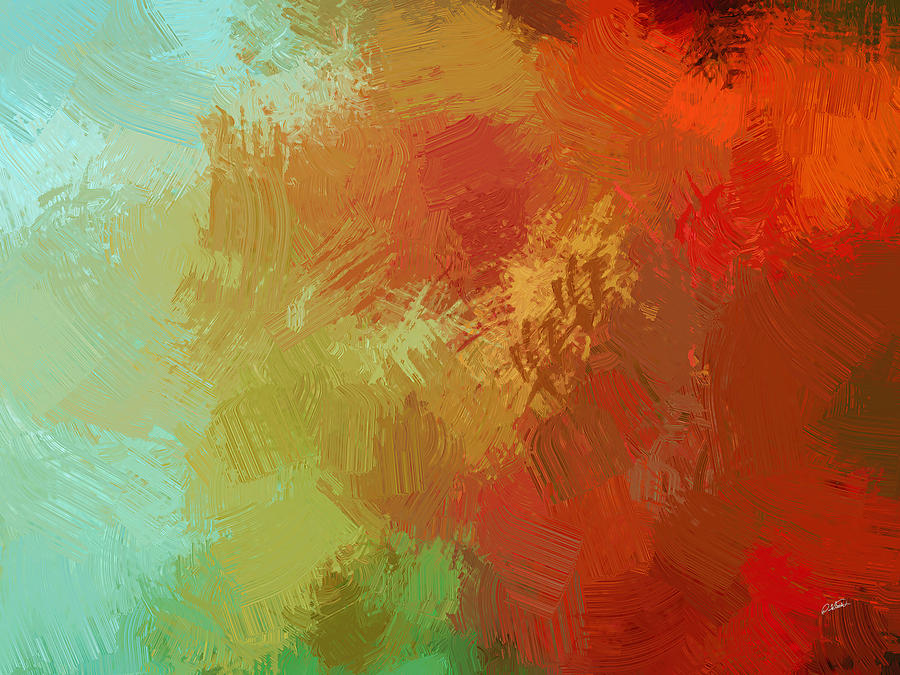 Abstract - DWP1473343 Painting by Dean Wittle
