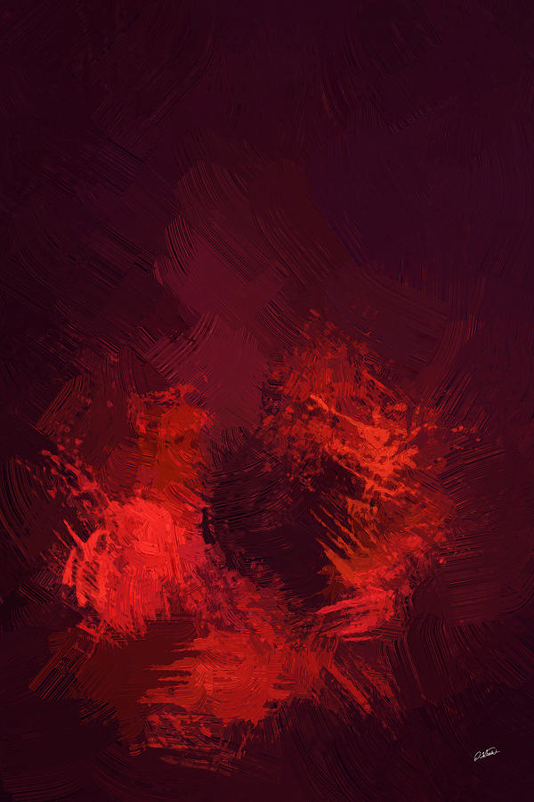 Abstract - DWP1484093 Painting by Dean Wittle