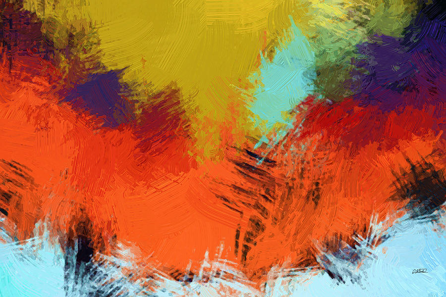 Abstract - DWP1495877 Painting by Dean Wittle