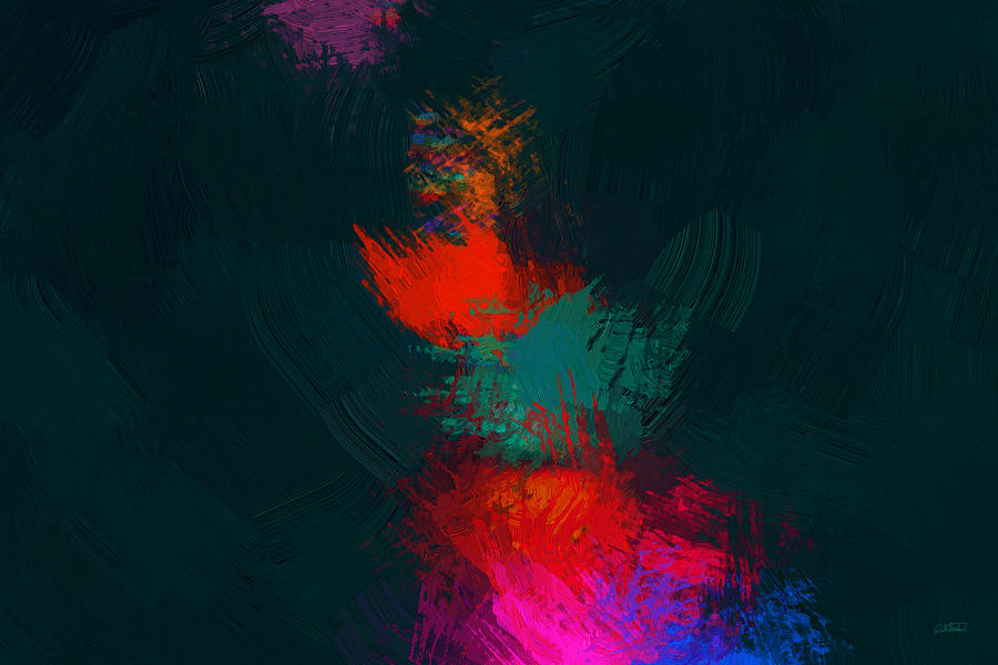 Abstract - DWP1499345 Painting by Dean Wittle