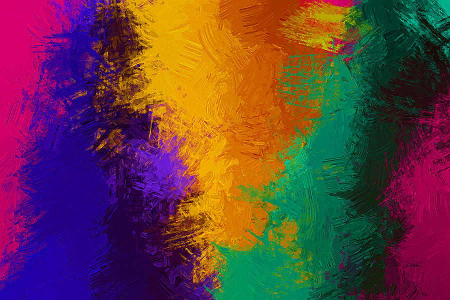 Abstract - DWP1500043 Painting by Dean Wittle