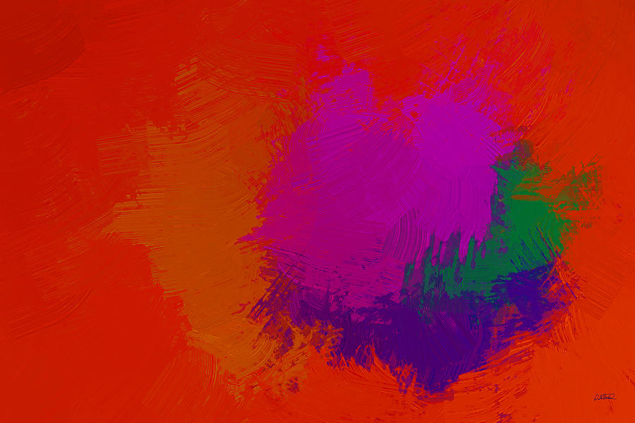 Abstract - DWP1500045 Painting by Dean Wittle