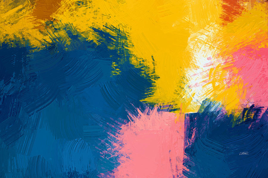 Abstract - DWP1505909 Painting by Dean Wittle