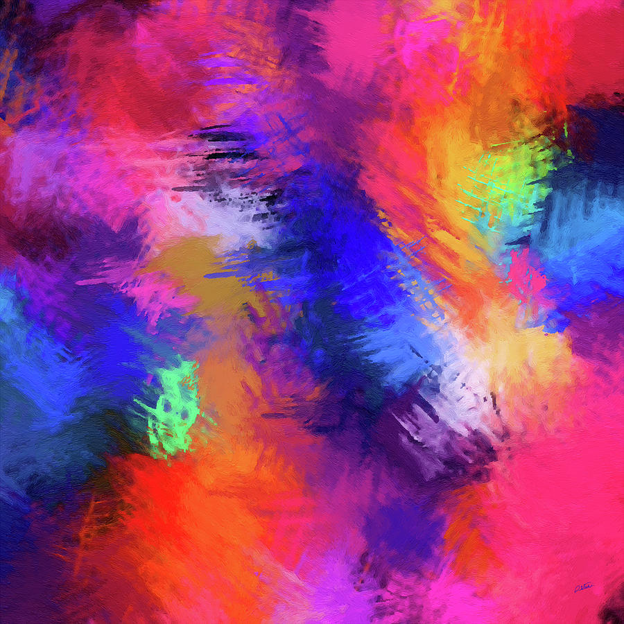 Abstract - DWP1510190 Painting by Dean Wittle