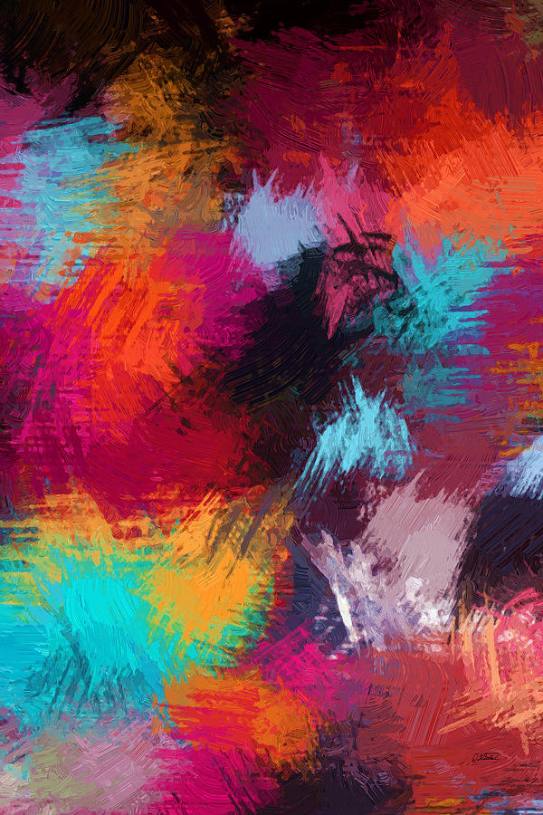 Abstract - DWP1521911 Painting by Dean Wittle