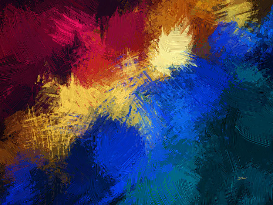 Abstract - DWP1524464 Painting by Dean Wittle