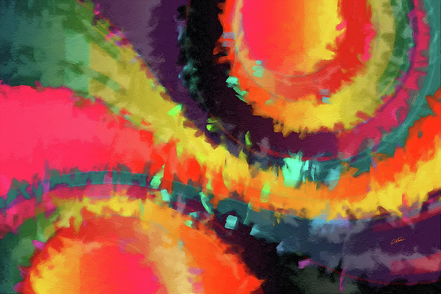 Abstract - DWP1900556 Painting by Dean Wittle