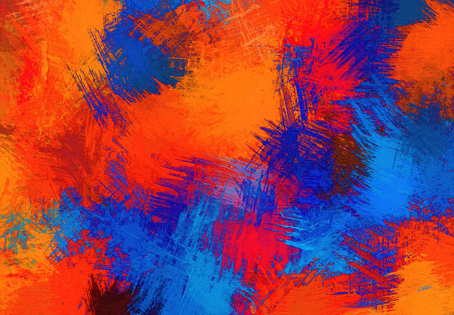 Abstract - DWP202435202 Painting by Dean Wittle