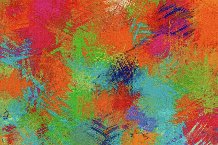 Abstract - DWP3394375 Painting by Dean Wittle