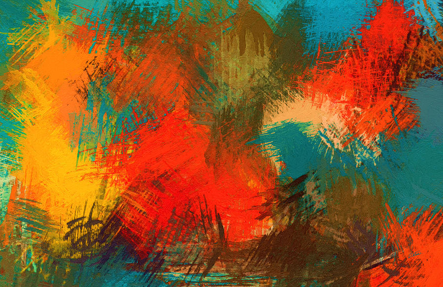 Abstract - DWP358486027 Painting by Dean Wittle