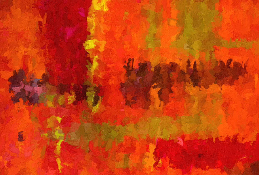 Abstract - DWP420416492 Painting by Dean Wittle