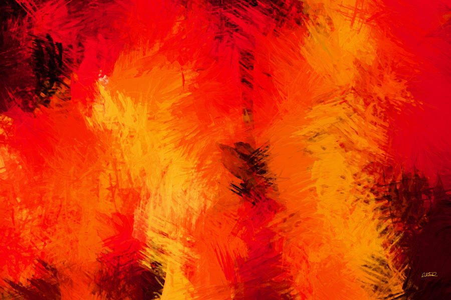 Abstract - DWP6391136 Painting by Dean Wittle