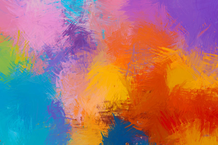 Abstract - DWP8488658 Painting by Dean Wittle