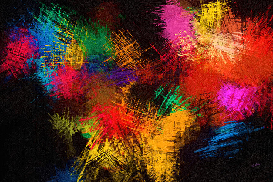 Abstract Expressionism - DWP1002924 Painting by Dean Wittle