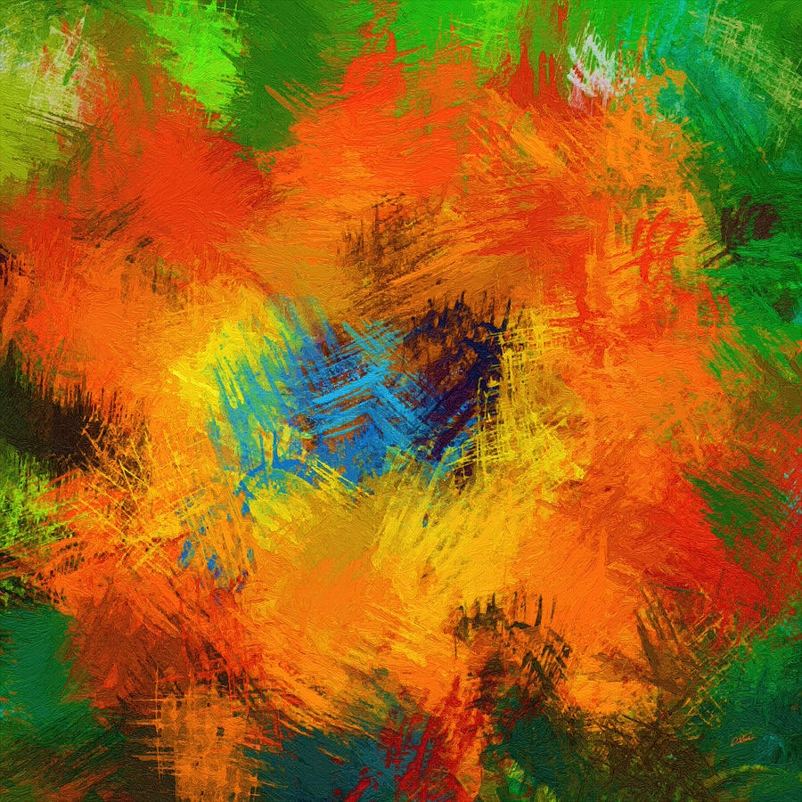 Abstract Expressionism - DWP4140505 Painting by Dean Wittle